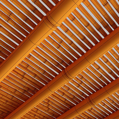 Ceiling bamboo crooked branch low n8 — Ver 5