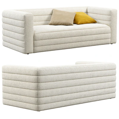 CB2 Strato Boucle Sofa — Ver 3