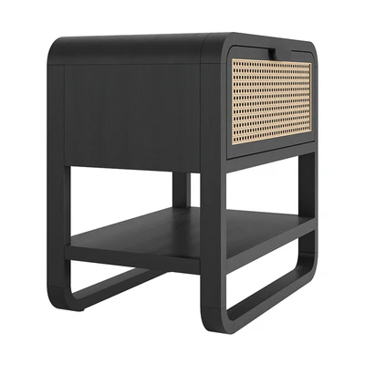 Crate and Barrel Anaise Cane Nightstand — Ver 3