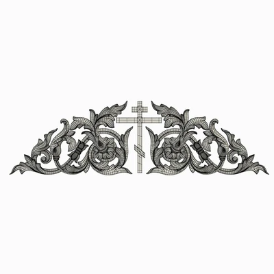 Decorative carved trim — Ver 3