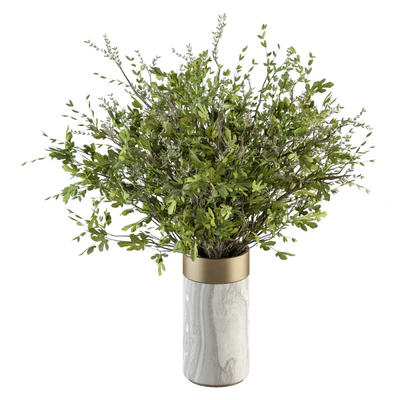 Bouquet - Green Branch in Stone vase 55 — Вид 1