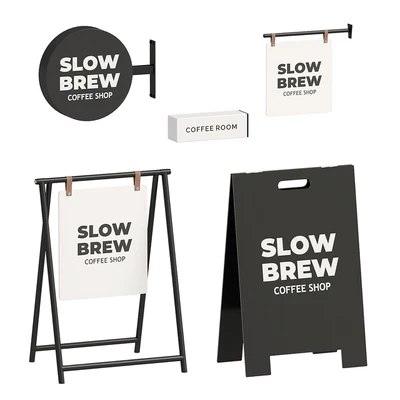 Advertising coffeeshop — Ver 1
