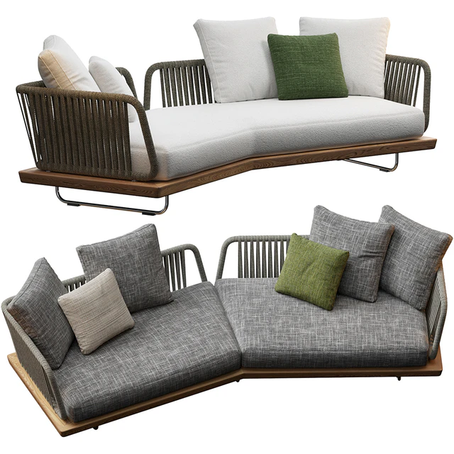 Sunray sofa Minotti outdoor — Descargar