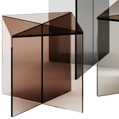 Exenza LIFT X Square glass coffee tables — Вид 2