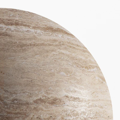 Seamless texture of beige travertine — Ver 4