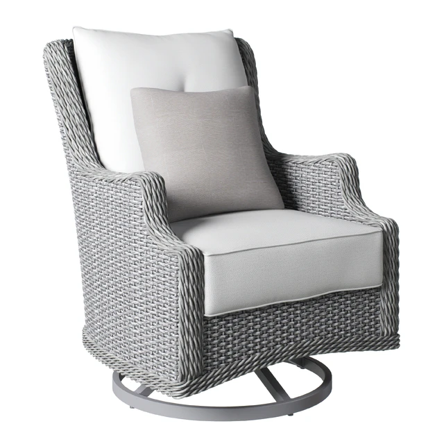 Wicker chair with cushion OVE Monfort 42 Armchair — Descargar