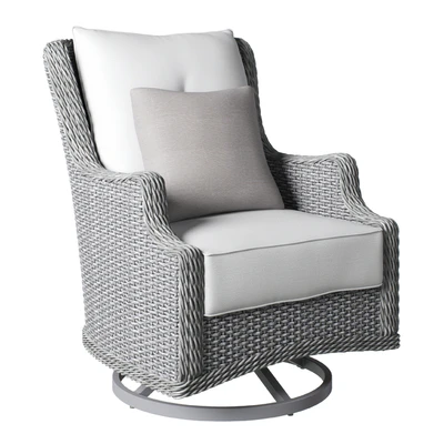 Wicker chair with cushion OVE Monfort 42 Armchair — Ver 3