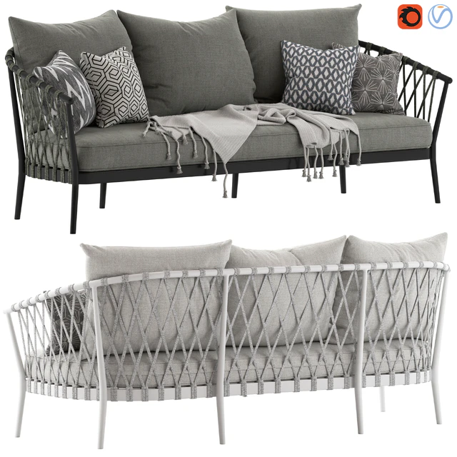 Globewest Maui 3-Seater Sofa — Скачать