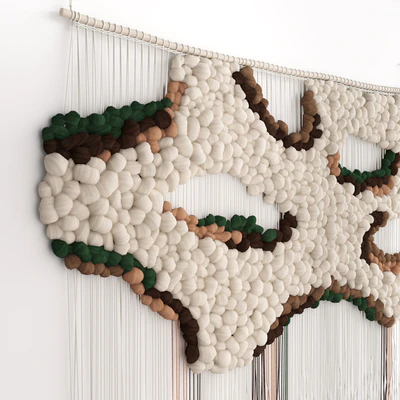 Tapestry with colored inserts by Helen Loom — Вид 3