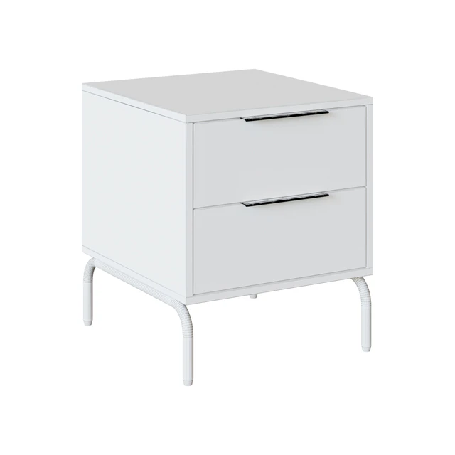 Bedside table Savoi 42x50 black oak veneer — Descargar