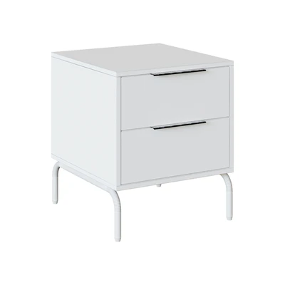 Bedside table Savoi 42x50 black oak veneer — Ver 2