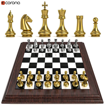 Chess 01 Metal version — Вид 1