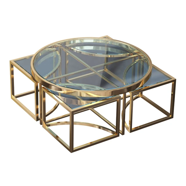 Coffee table Eichholtz Coffee Table Padova Gold — Descargar