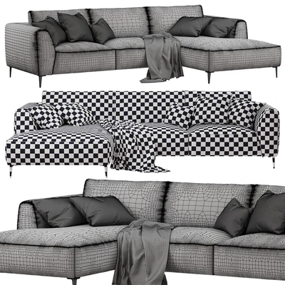 Chateau dAx - Dudy (Corner fabric sofa) — Ver 3