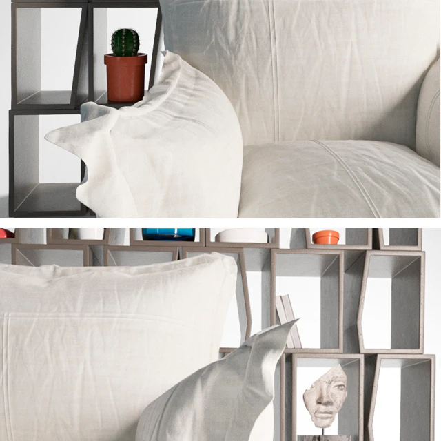 Moroso Cloudscape Chair, Terreria bookcase — Скачать