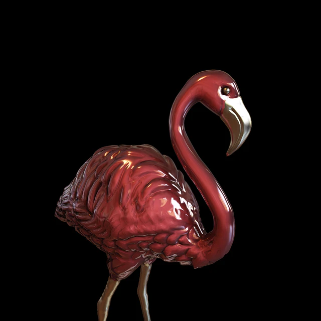 John-Richard Porcelain Pink Flamingo — Скачать
