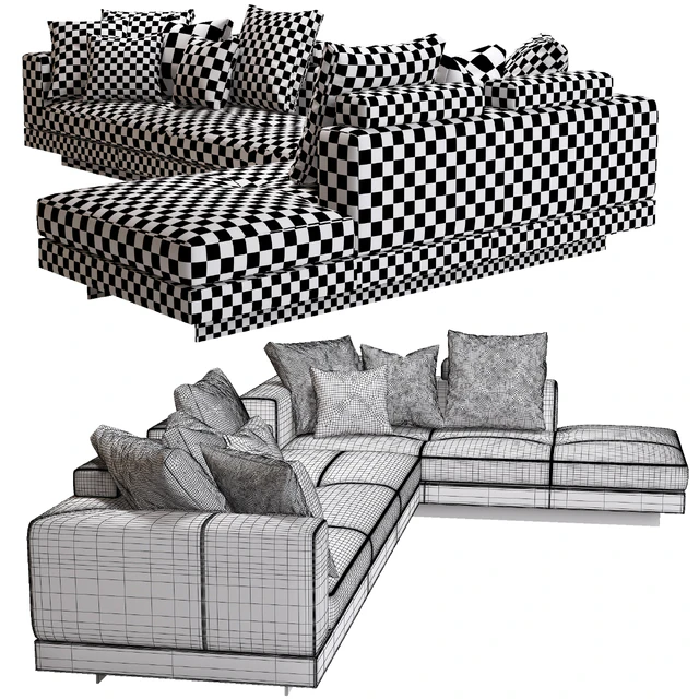 Minotti connery sofa — Download