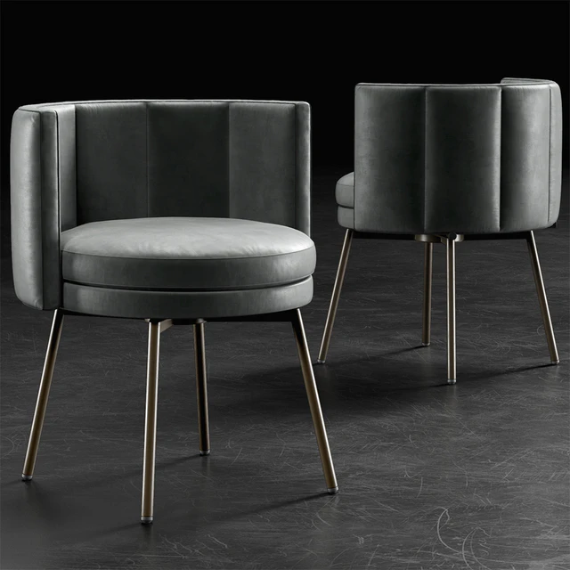 Стул Minotti Torii, Стол Minotti Oliver Lounge — Скачать