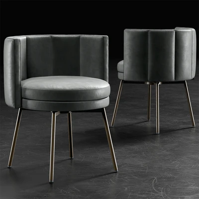 Стул Minotti Torii, Стол Minotti Oliver Lounge — Вид 2