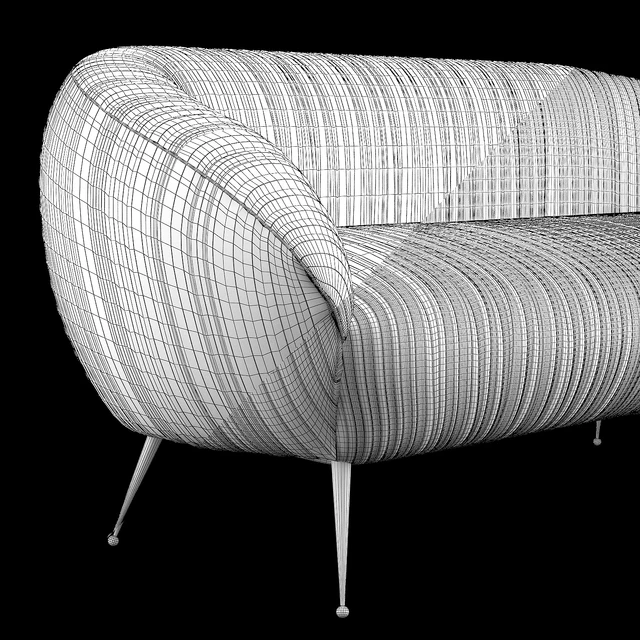 Kelly Wearstler Souffle Settee Leather — Скачать