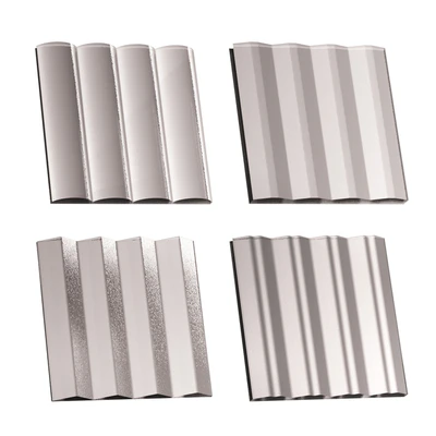 Fluted glass Set 03 — Вид 4