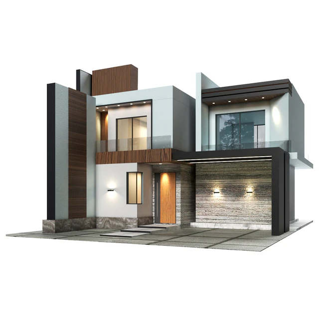 Modern Villa 01 3D11 — Скачать