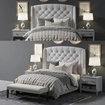 Paris Arched Winged Bed — Ver 1