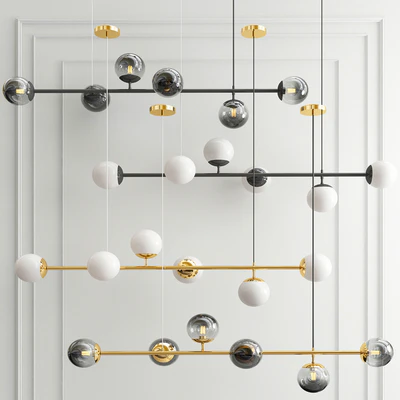 Modern Chandelier and Glass Ball — Вид 1