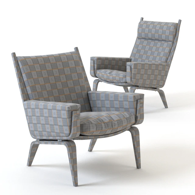 Hans Wegner GE-501 easy chair — Скачать
