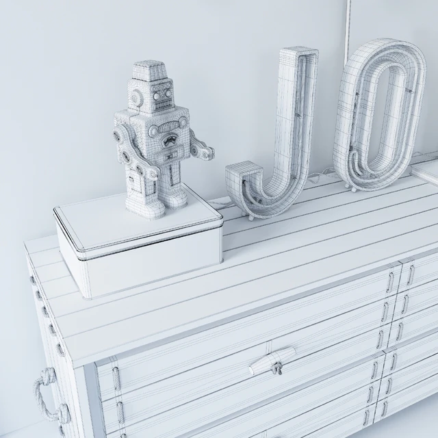 Loft Interior Decor Set — Скачать