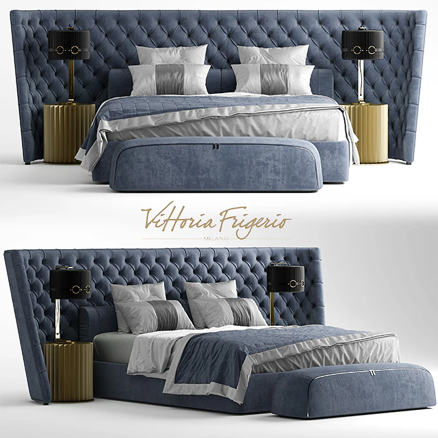 Кровать vittoria frigerio MEDICI LARGE — Скачать