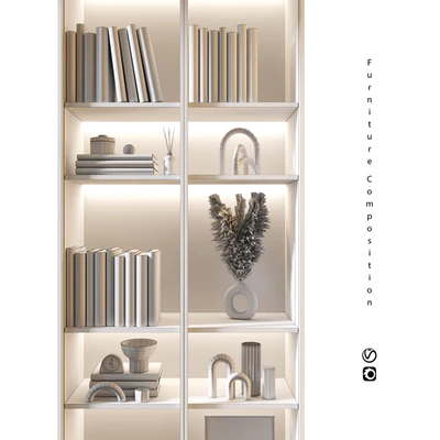 Furniture Composition | 490 | Шкаф — Вид 3