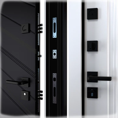 Entrance metal door Rain (Abvehr) — Ver 2