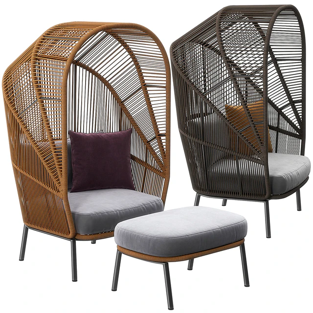 Cocoon Rilly chair by Dedon — Descargar