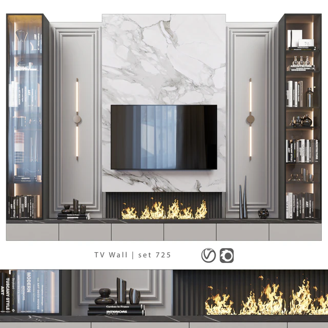 TV Wall | set 725 — Download