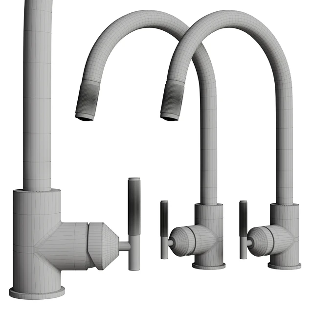 Buster & Punch Kitchen Tap Linear with spray — Скачать