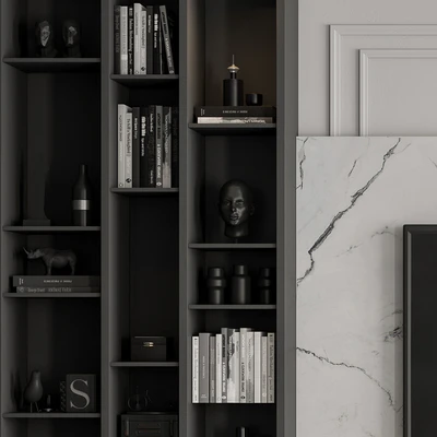 TV Wall Stone and Plaster - Set 58 — Ver 2