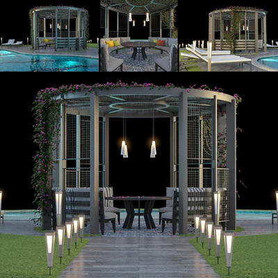 Gazebo and Swimming Pool # 6 — Ver 1