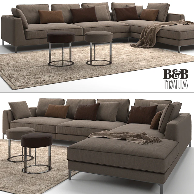 MAXALTO B&B ITALIA Lucrezia 'To Size' Sofa — Скачать
