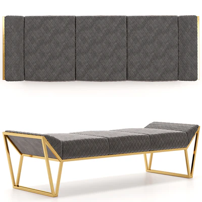 Luxxu Prisma Ottoman Luxury Bench — Ver 2
