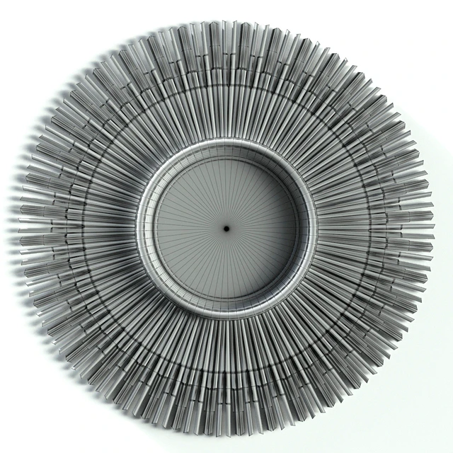 RH 17TH C. ROUND SUNBURST MIRROR — Скачать