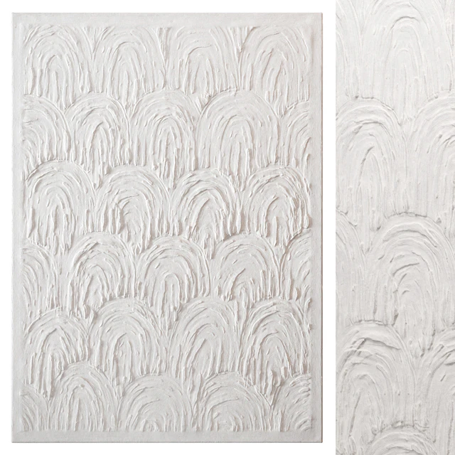 Абстрактное гипсовое панно (Plaster painting) — Скачать