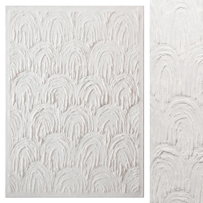 Абстрактное гипсовое панно (Plaster painting) — Вид 1