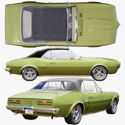 Pontiac firebird 1967 convertible — Ver 3