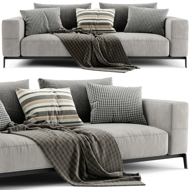 Flexform Ettore 2 Seats Sofa — Descargar