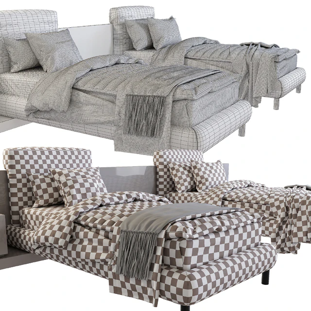 CLIFF bed | Meridiani — Descargar