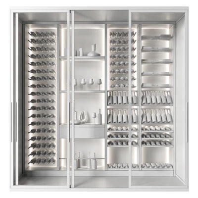 Wine cabinet for a wine library in a restaurant and home — View 6