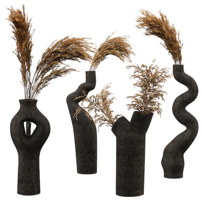 Decorative set with Pampas Bouquet — Вид 1