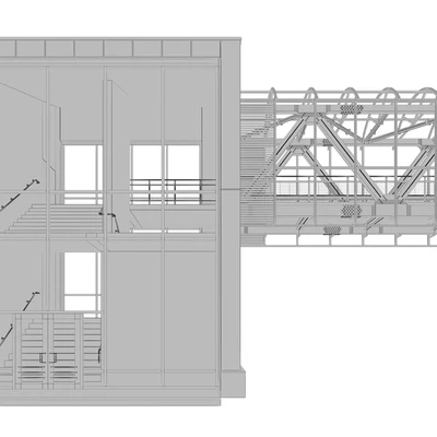 elevated pedestrian crossing — Ver 3