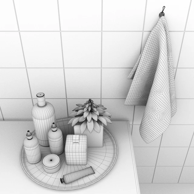 Decoration set for bathroom AESOP — Descargar